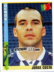 Figurina Jorge Costa - Euro Football 1998-1999 - Panini