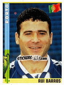 Cromo Rui Barros - Euro Football 1998-1999 - Panini