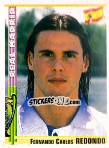 Sticker Fernando Carlos Redondo - Euro Football 1998-1999 n. 108 - Panini