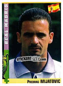 Sticker Predrag Mijatovic - Euro Football 1998-1999 - Panini