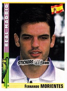 Sticker Fernando Morientes - Euro Football 1998-1999 n. 111 - Panini