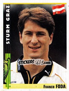 Sticker Franco Foda - Euro Football 1998-1999 n. 121 - Panini