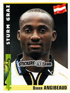 Figurina Didier Angibeaud - Euro Football 1998-1999 n. 122 - Panini