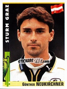 Sticker Gunther Neukirchner - Euro Football 1998-1999 n. 124 - Panini