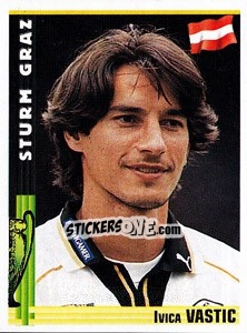 Sticker Ivica Vastic - Euro Football 1998-1999 n. 128 - Panini