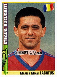 Sticker Marius Mihal Lacatus - Euro Football 1998-1999 n. 132 - Panini