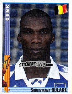 Figurina Souleymane Oulare - Euro Football 1998-1999 - Panini