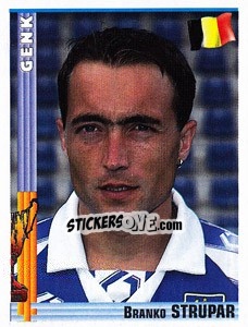 Sticker Branko Strupar - Euro Football 1998-1999 - Panini