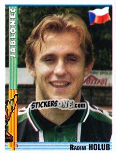 Sticker Radim Holub - Euro Football 1998-1999 - Panini