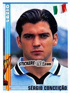 Sticker Sergio Conceicao - Euro Football 1998-1999 n. 148 - Panini