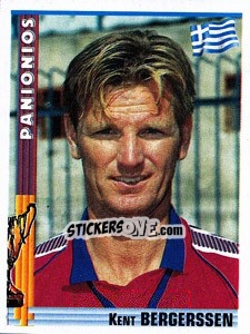Sticker Kent Bergerssen - Euro Football 1998-1999 - Panini