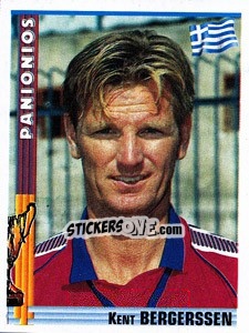 Figurina Kent Bergerssen - Euro Football 1998-1999 n. 158 - Panini