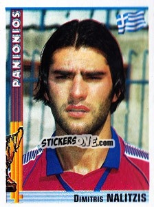 Sticker Dimitris Nalitzis - Euro Football 1998-1999 n. 160 - Panini