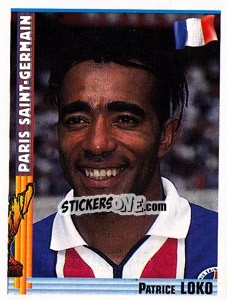 Sticker Patrice Loko - Euro Football 1998-1999 n. 167 - Panini