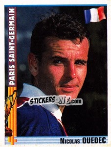 Sticker Nicolas Ouedec - Euro Football 1998-1999 n. 168 - Panini