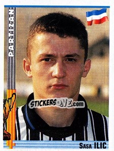 Sticker Sasa Ilic - Euro Football 1998-1999 n. 170 - Panini