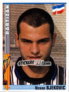 Sticker Nenad Bjekovic - Euro Football 1998-1999 n. 172 - Panini