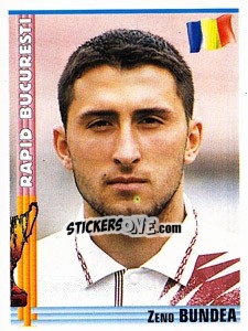 Figurina Zeno Bundea - Euro Football 1998-1999 n. 174 - Panini
