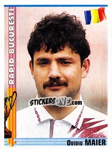 Figurina Ovidiu Maier - Euro Football 1998-1999 - Panini