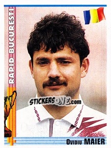Figurina Ovidiu Maier - Euro Football 1998-1999 n. 175 - Panini