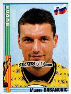 Sticker Mladen Dabanovic - Euro Football 1998-1999 - Panini