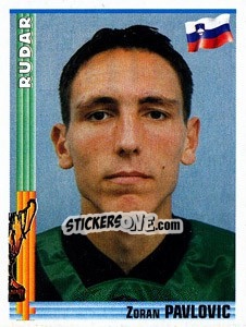 Sticker Zoran Pavlovic - Euro Football 1998-1999 - Panini