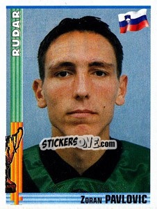 Sticker Zoran Pavlovic - Euro Football 1998-1999 n. 180 - Panini