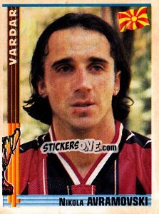 Cromo Nikola Avramovski - Euro Football 1998-1999 - Panini