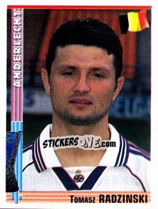 Sticker Tomasz Radzinski - Euro Football 1998-1999 n. 192 - Panini
