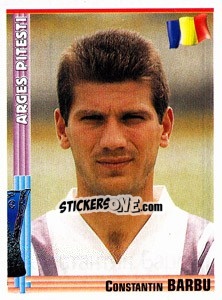 Sticker Constantin Barbu - Euro Football 1998-1999 - Panini