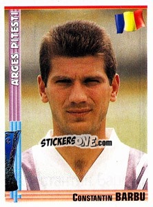 Sticker Constantin Barbu - Euro Football 1998-1999 n. 196 - Panini