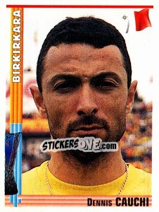 Sticker Dennis Cauchi - Euro Football 1998-1999 n. 197 - Panini