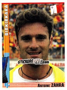 Sticker Antoine Zahra - Euro Football 1998-1999 n. 199 - Panini