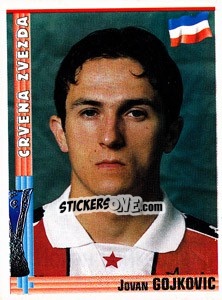 Sticker Jovan Gojkovic - Euro Football 1998-1999 - Panini