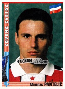 Sticker Miodrag Pantelic - Euro Football 1998-1999 - Panini