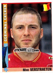 Sticker Mike Verstraeten - Euro Football 1998-1999 n. 205 - Panini