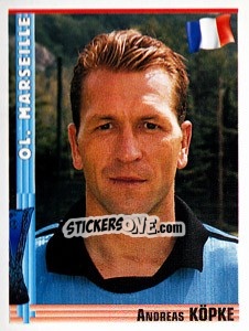 Sticker Andreas Kopke - Euro Football 1998-1999 n. 209 - Panini
