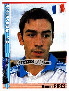 Sticker Robert Pires - Euro Football 1998-1999 n. 211 - Panini