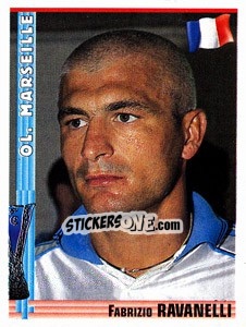 Figurina Fabrizio Ravanelli - Euro Football 1998-1999 - Panini