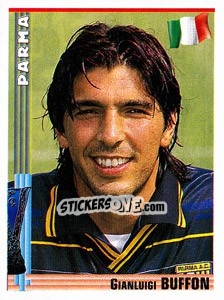 Sticker Gianluigi Buffon - Euro Football 1998-1999 n. 221 - Panini