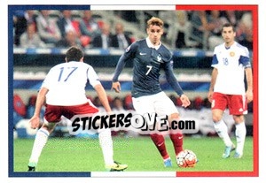 Sticker France-Arménie - Team France 2016. Fiers D'Être Bleus n. 3 - Panini