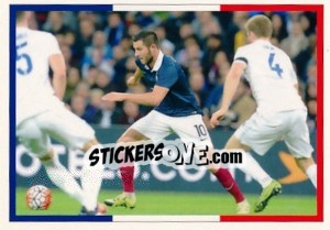 Sticker Angleterre-France - Team France 2016. Fiers D'Être Bleus - Panini