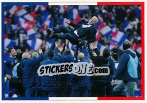 Sticker Didier Deschamps - Team France 2016. Fiers D'Être Bleus n. 15 - Panini
