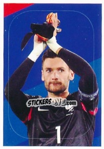 Sticker Hugo Lloris - captain - Team France 2016. Fiers D'Être Bleus n. 21 - Panini
