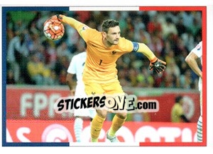 Sticker Hugo Lloris - Team France 2016. Fiers D'Être Bleus n. 26 - Panini