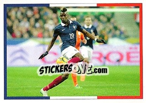 Sticker Paul Pogba - Team France 2016. Fiers D'Être Bleus n. 30 - Panini