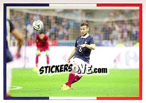 Sticker Yohan Cabaye - Team France 2016. Fiers D'Être Bleus n. 32 - Panini