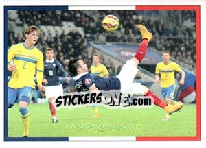 Sticker Mathieu Valbuena - Team France 2016. Fiers D'Être Bleus n. 36 - Panini