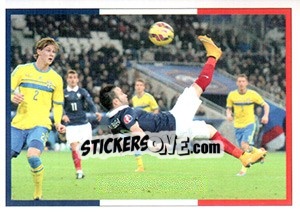 Sticker Mathieu Valbuena - Team France 2016. Fiers D'Être Bleus - Panini