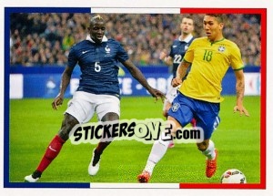 Sticker Mamadou Sakho - Team France 2016. Fiers D'Être Bleus n. 46 - Panini